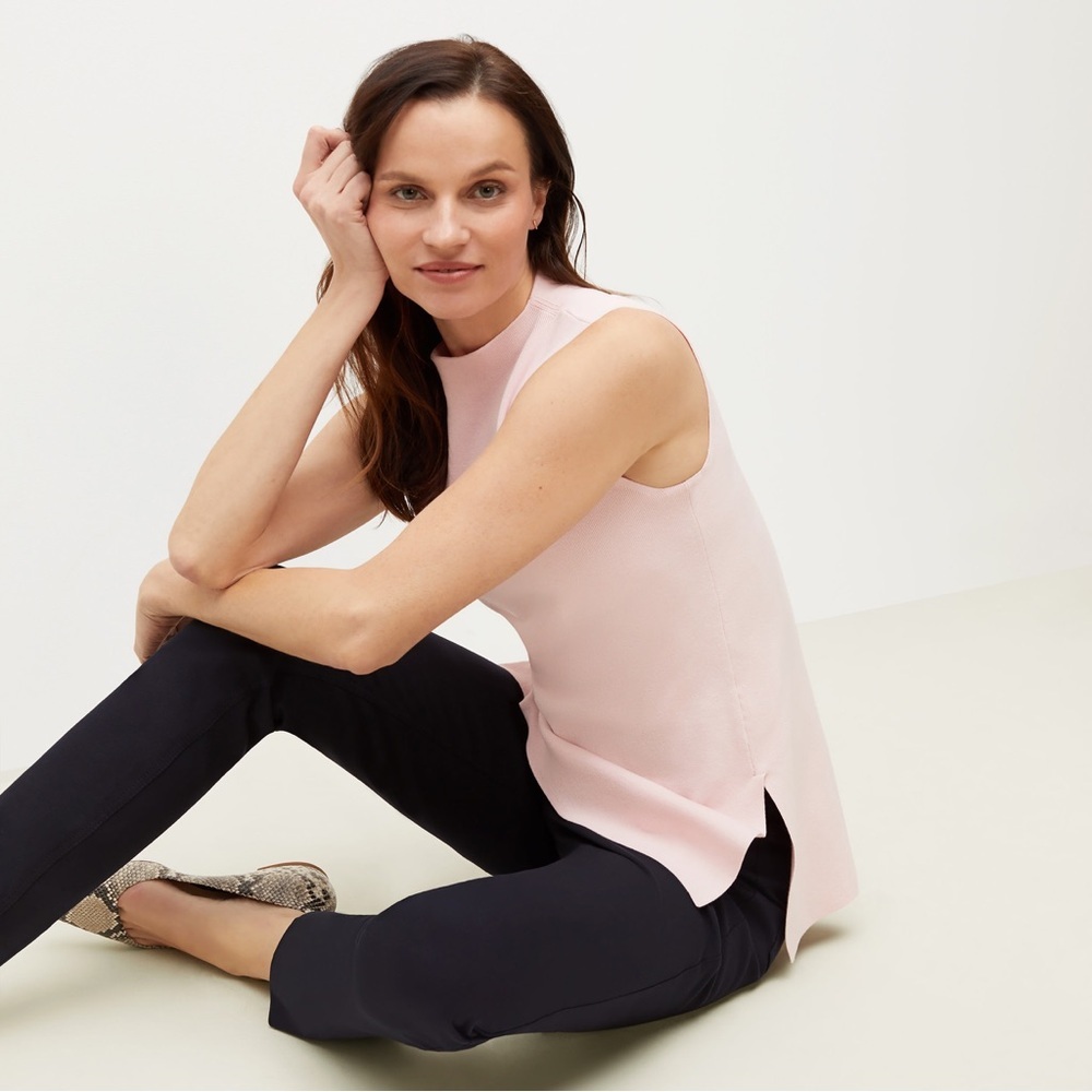 MM Lafleur Pink Sleeveless Sweater